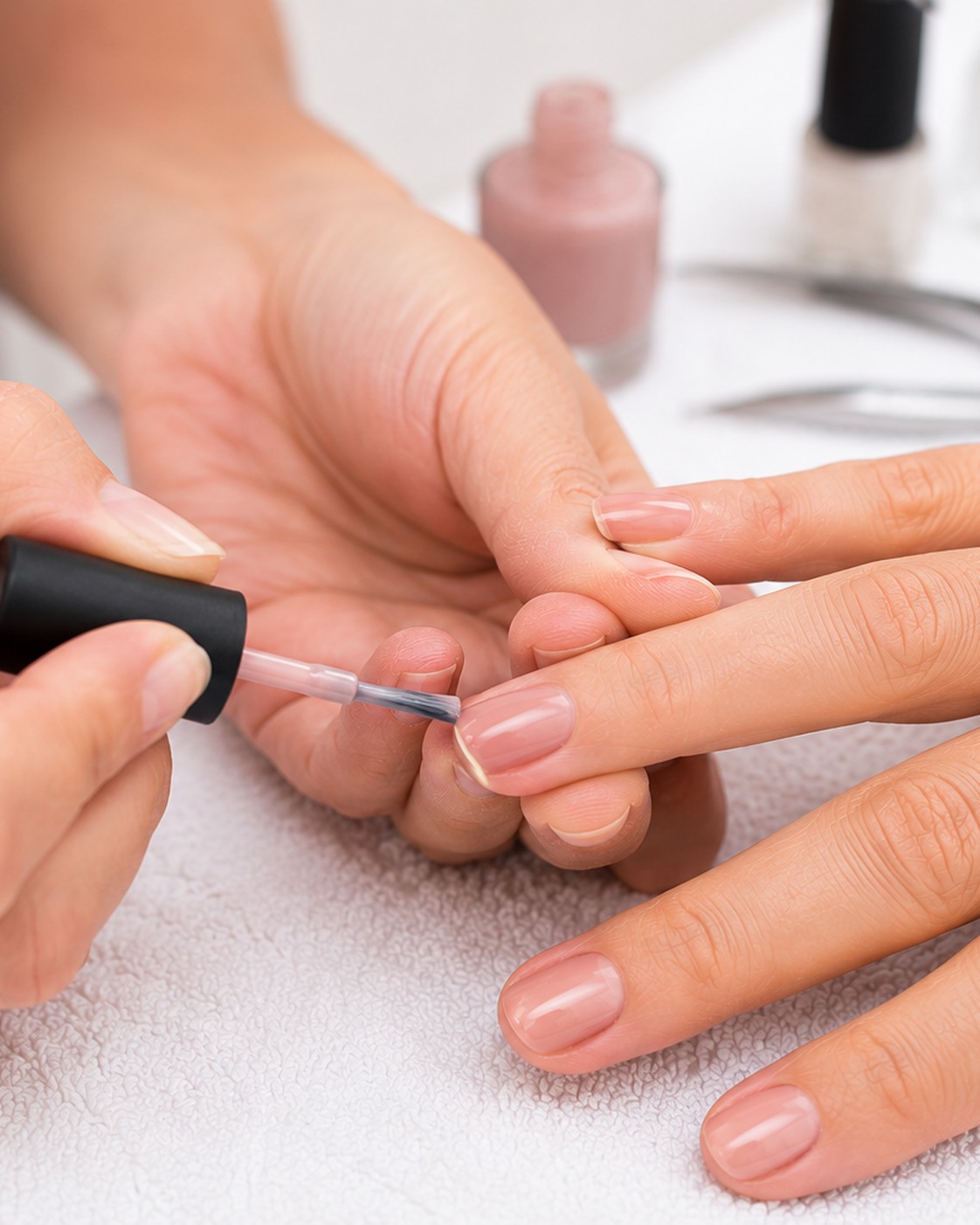 Auswahl der gewünschten Nagellackfarbe